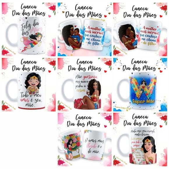Arquivo Digital Arte para Caneca Dia das Mães Mãe Maravilha