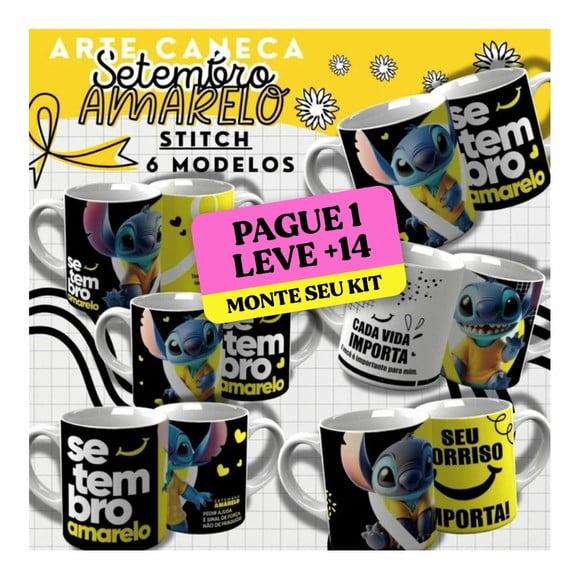 Arquivo Digital Caneca Setembro Amarelo Stitch