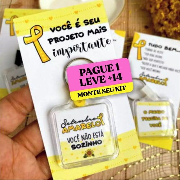 Arquivo Digital Card Chaveiro Setembro Amarelo