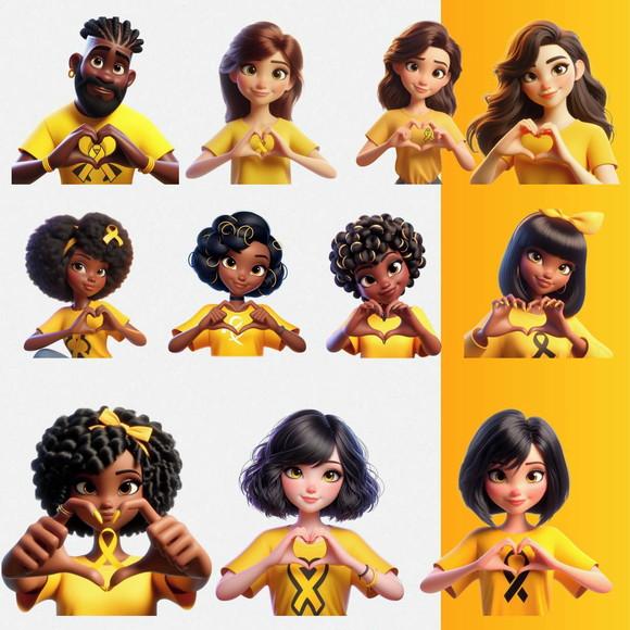 Arquivo Digital Mascotes Setembro Amarelo