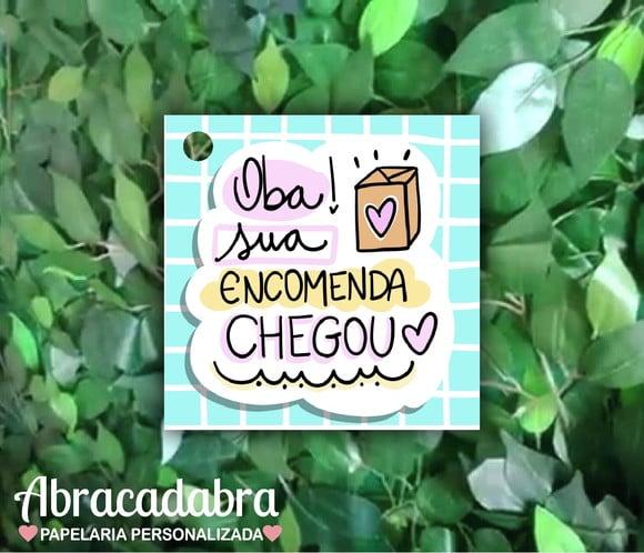 Arquivo Digital Tag oba sua encomenda chegou 3 PDF