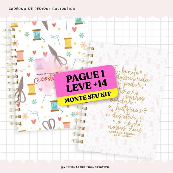 Arte Digital Caderno de Pedidos Costureira