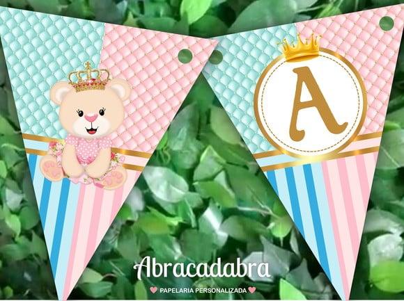 Bandeirola Digital Chá Revelação