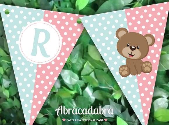 Bandeirola Digital Chá Revelação