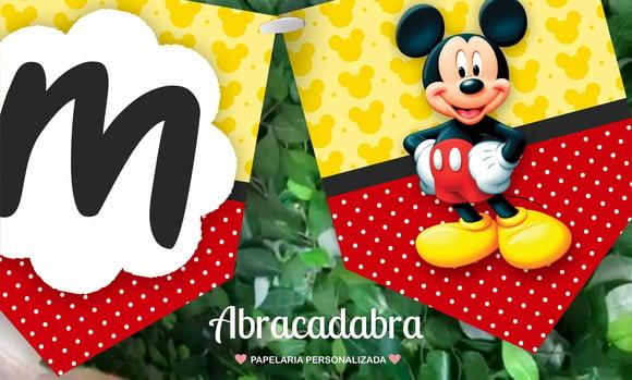 Bandeirola Mickey Digital