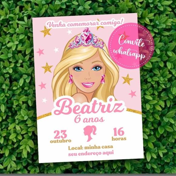 Convite Digital Barbie 03