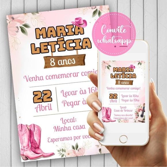 Convite Digital Boiadeira