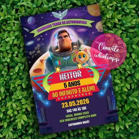 Convite Digital Buzz Lightyear