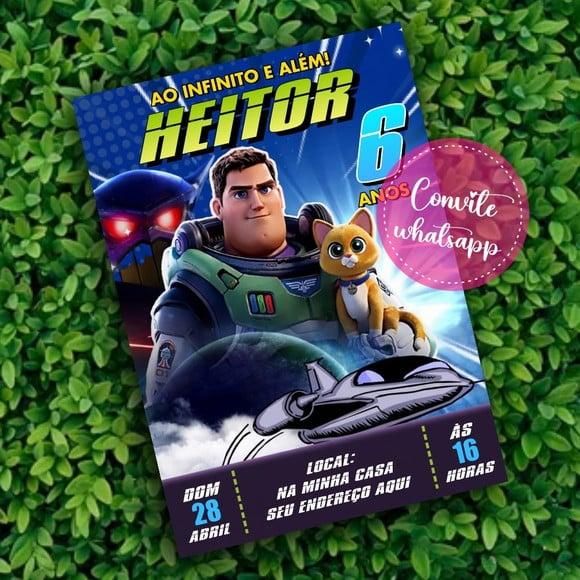 Convite Digital Buzz Lightyear