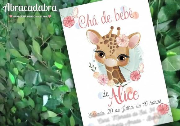 Convite Digital Chá de Bebe Menina