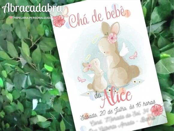 Convite Digital Chá de Bebê Menina