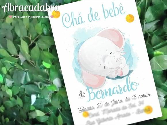 Convite Digital Chá de Bebê Menino