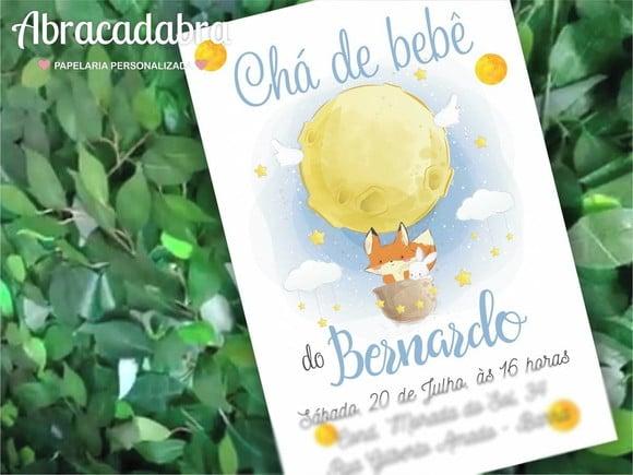Convite Digital Chá de Bebê Menino