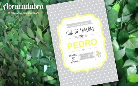 Convite Digital Chá de Fraldas