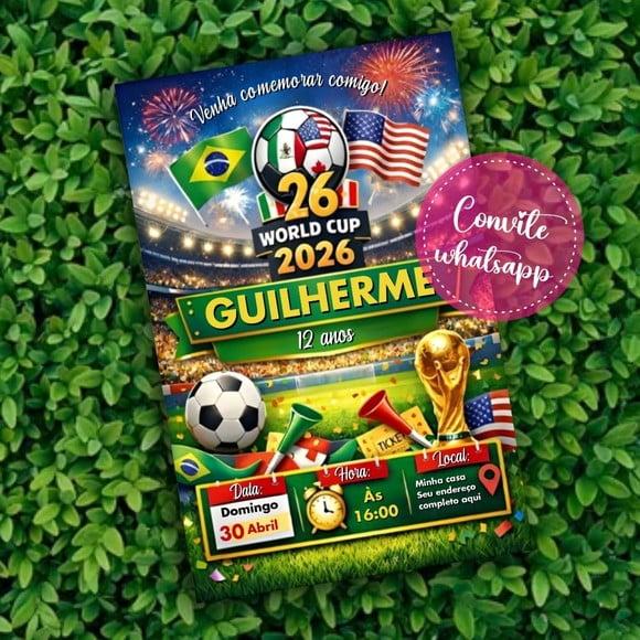 Convite Digital Copa do Mundo 2026