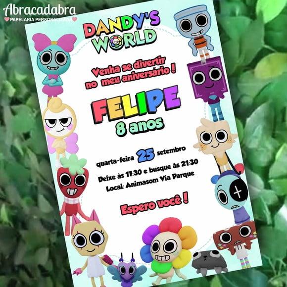 Convite Digital Dandy's World