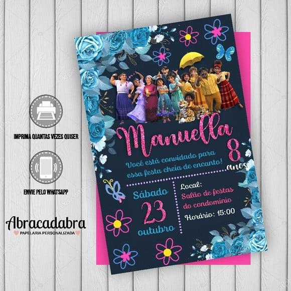 Convite Digital Encanto Disney