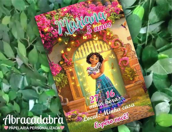Convite Digital Encanto Disney
