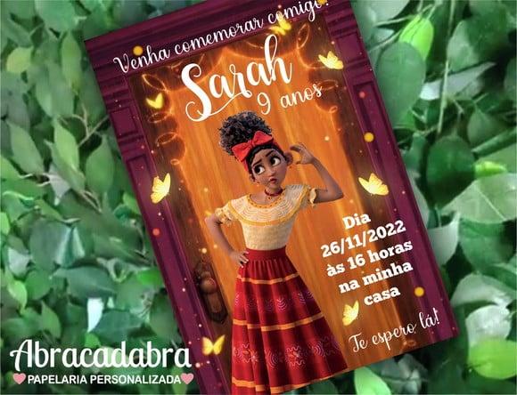 Convite Digital Encanto Disney Dolores