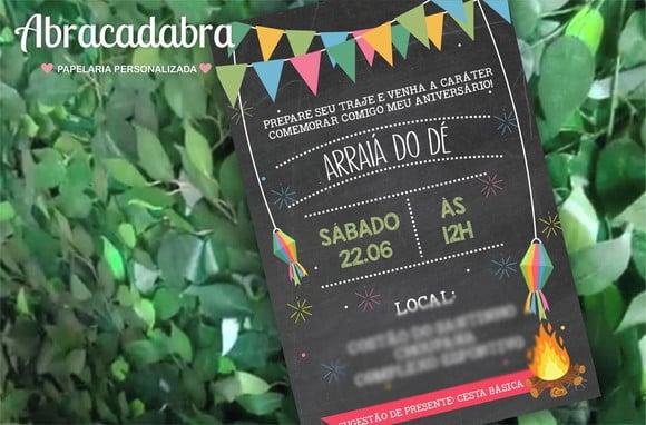 Convite Digital Festa Junina