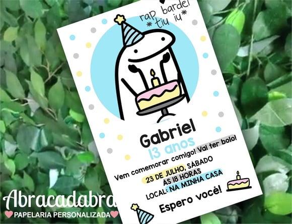 Convite Digital Flork Menino