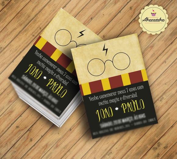 Convite Digital Harry Potter