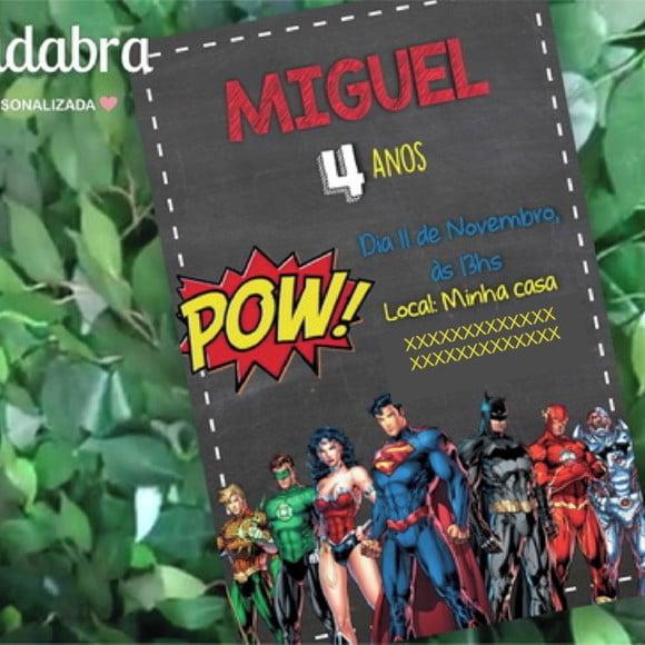 Convite Digital Liga da Justiça