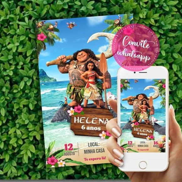 Convite Digital Moana