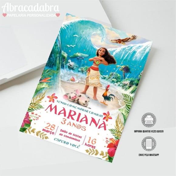 Convite Digital Moana