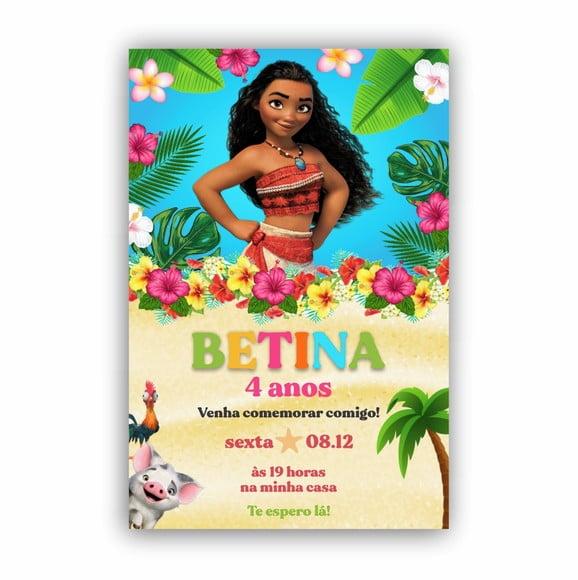 Convite Digital Moana