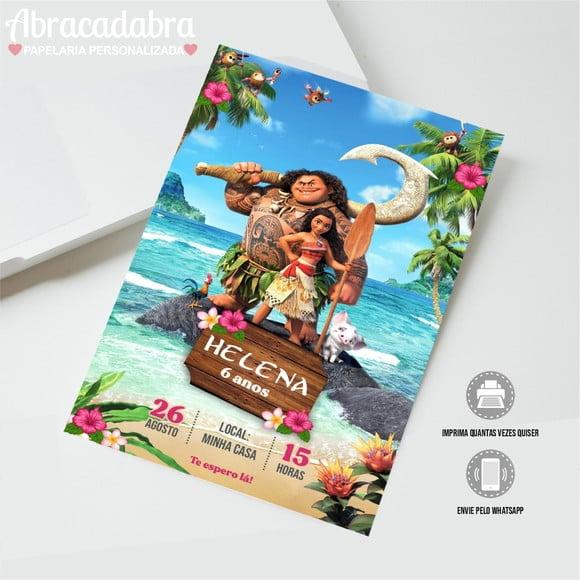 Convite Digital Moana