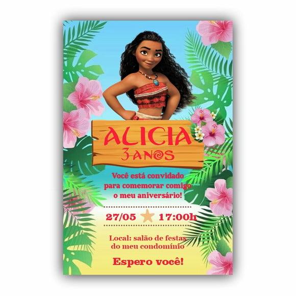 Convite Digital Moana