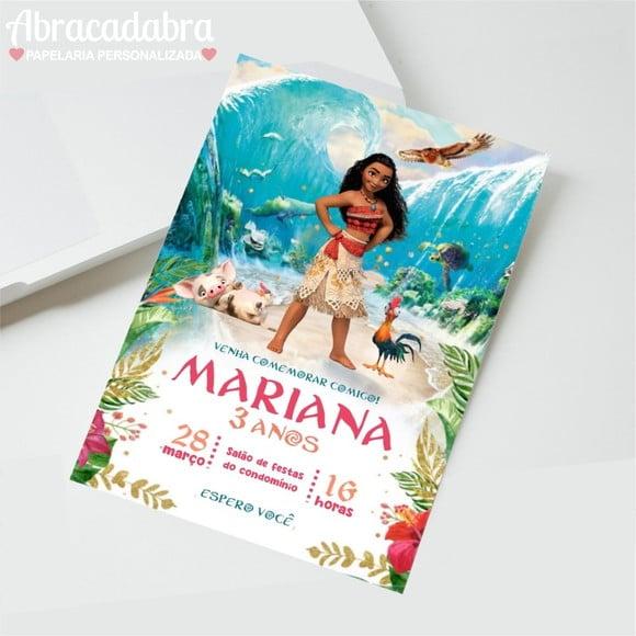 Convite Digital Moana 2