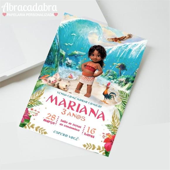 Convite Digital Moana 2
