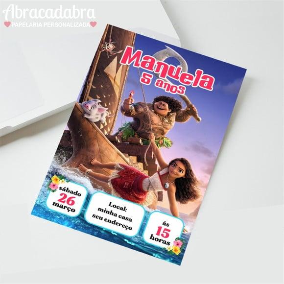 Convite Digital Moana 2