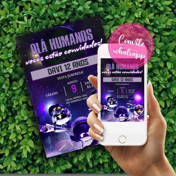 Convite Digital Murder Drones