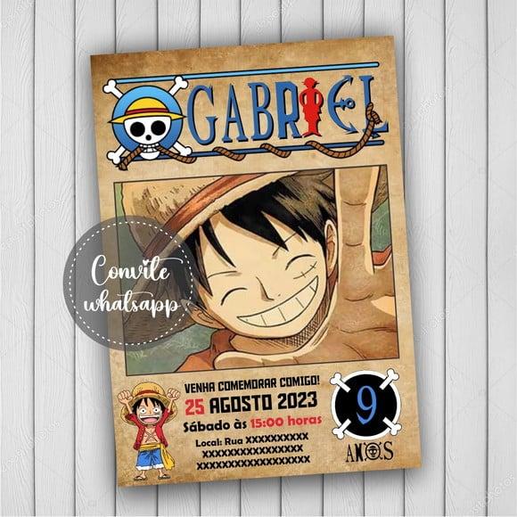 Convite Digital One Piece