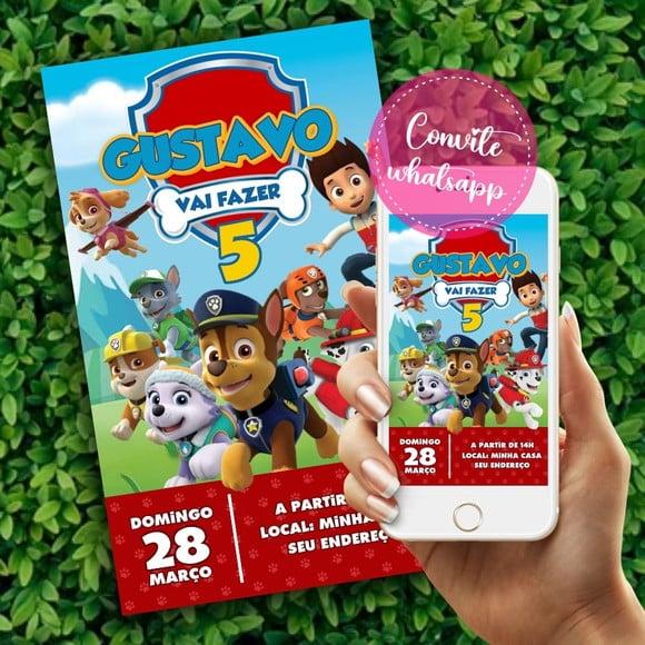 Convite Digital Patrulha Canina