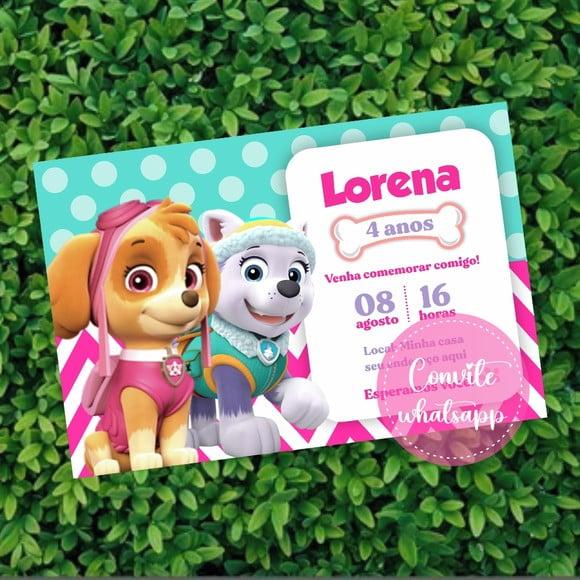 Convite Digital Patrulha Canina