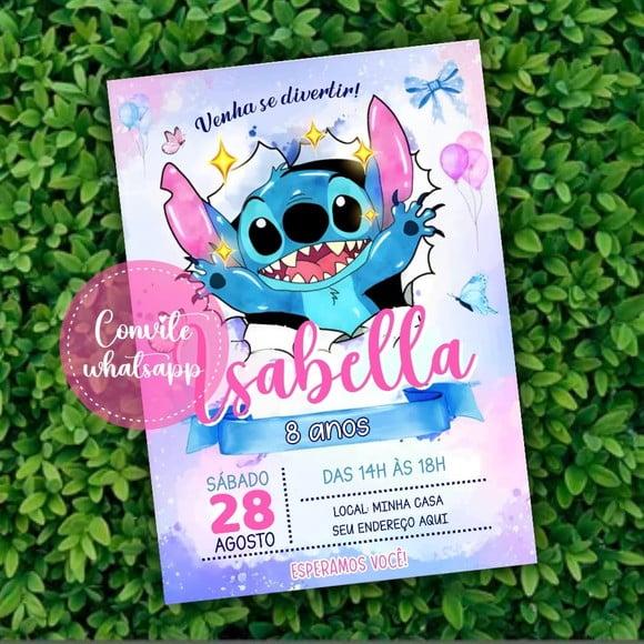 Convite Digital Stitch 24