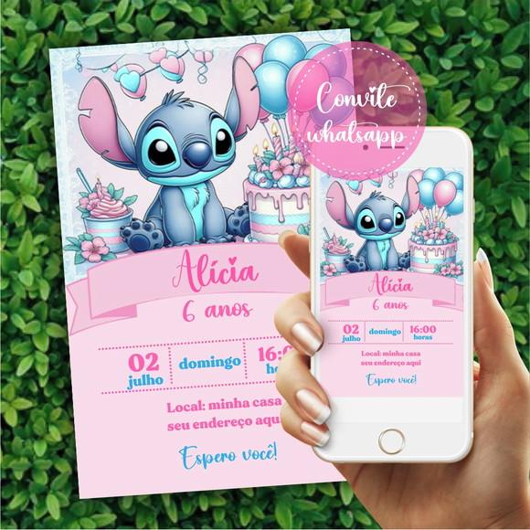 Convite Digital Stitch