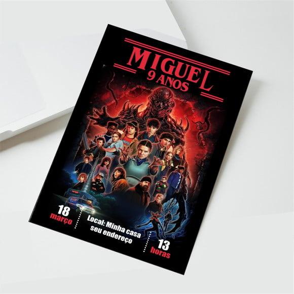 Convite Digital Stranger Things 5ª Temporada