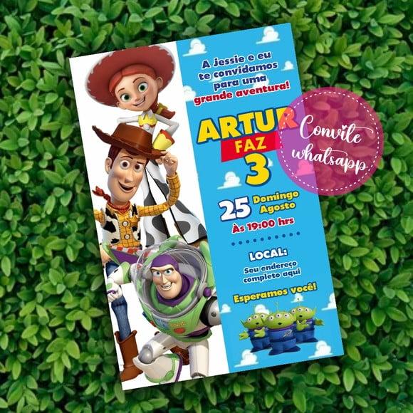 Convite Digital Toy Story