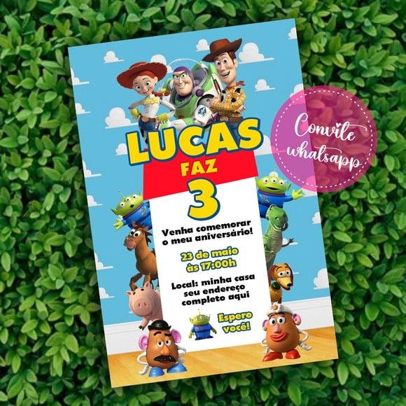 Convite Digital Toy Story