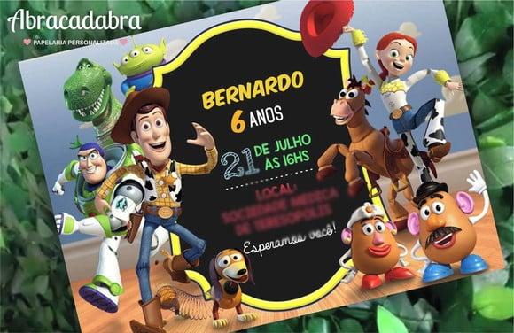 Convite Digital Toy Story