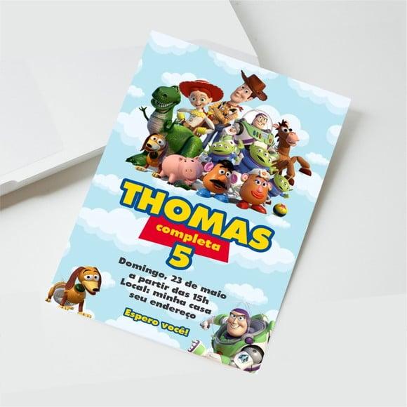 Convite Digital Toy Story