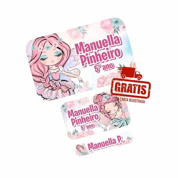 Etiqueta Escolar Fada Frete Grátis