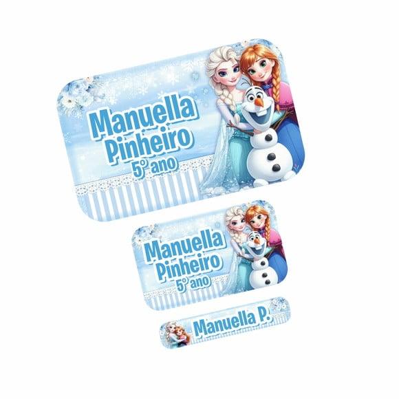 Etiqueta Escolar Frozen
