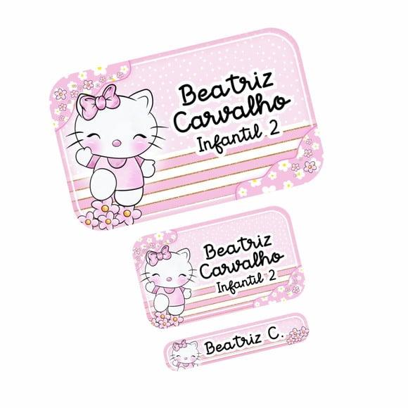 Etiqueta Escolar Hello Kitty