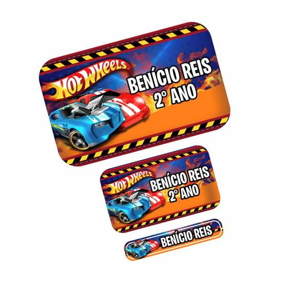 Etiqueta Escolar Hotwheels Frete Grátis